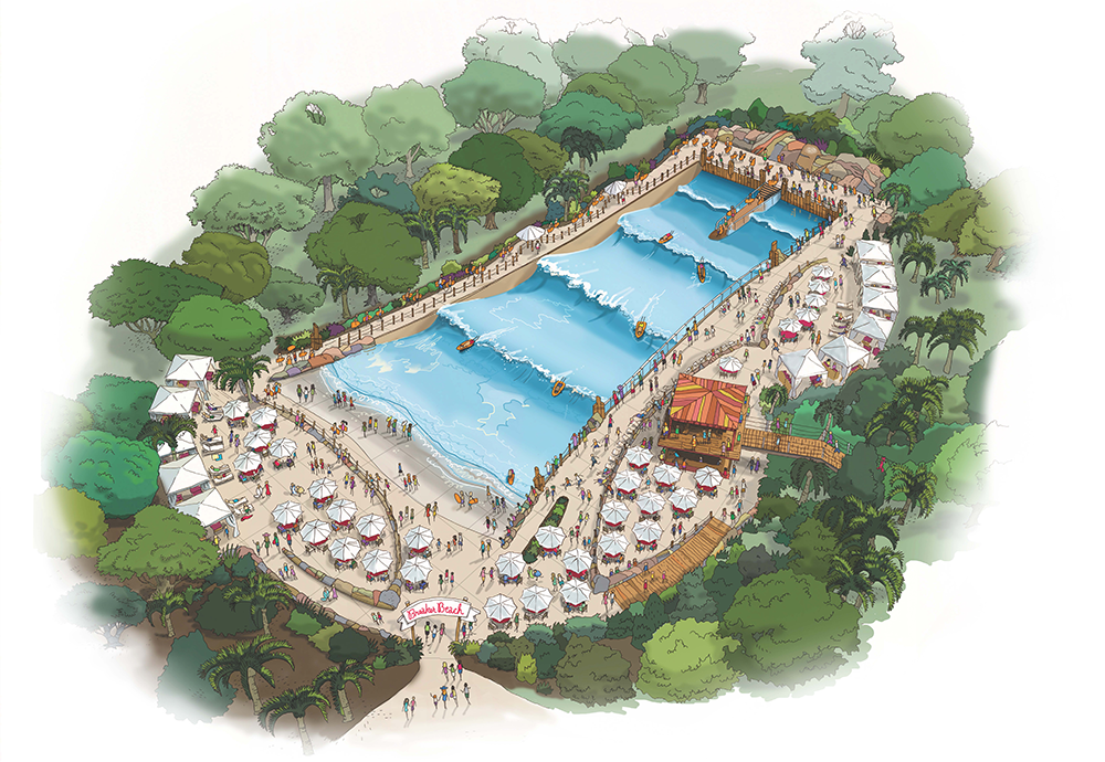 Breaker Beach Rendering